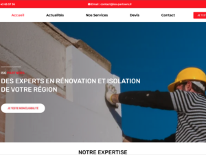 Site Vitrine Clé en Main pour l’Isolation