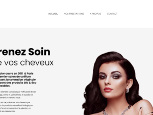 Site Vitrine Clé en Main pour Salon de Coiffure